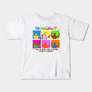 Messi Pop Art Style Halftone Kids T-Shirt